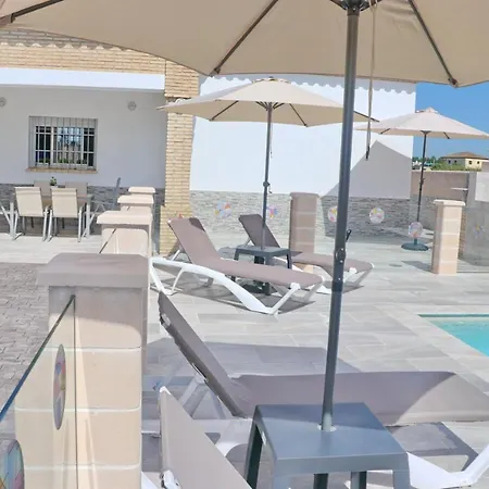 Сasa de vacaciones Puente Tabla Con Piscina Privada Conil De La Frontera